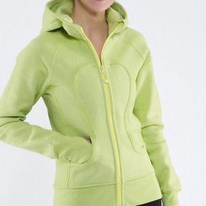 Lululemon scuba hoodie sunny lime